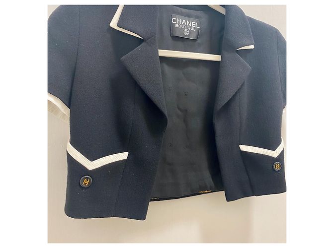 Chanel Jackets Navy blue - view 7