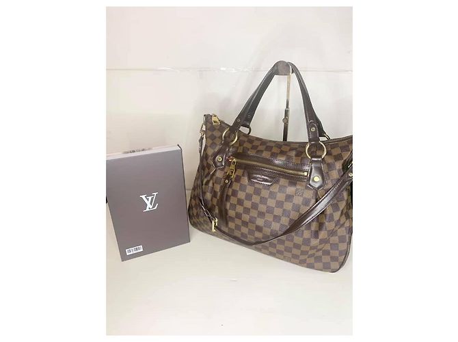 Rivoli Louis Vuitton Evora MM Damier Ebene Borsa in pelle - vista 2