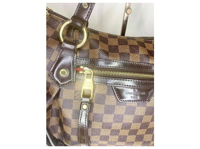 Rivoli Louis Vuitton Evora MM Damier Ebene Borsa in pelle - vista 5