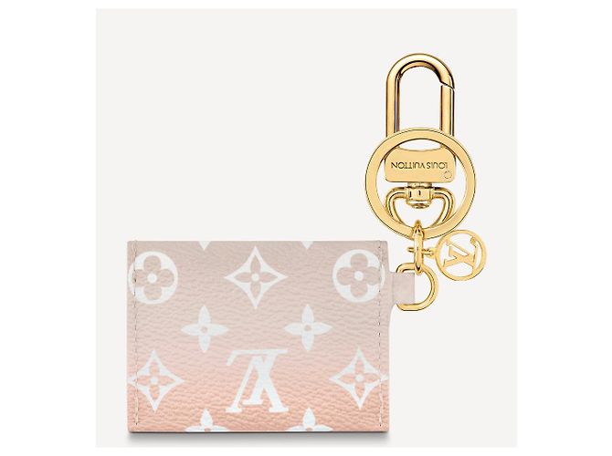 Louis Vuitton Portachiavi con charm LV Kirigami Rosa - vista 2