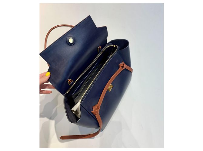 Borsa cintura Céline nera in pelle Blu - vista 3