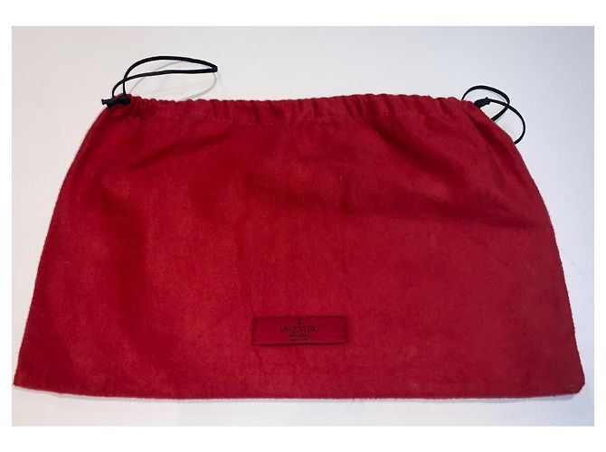Pochette Red Valentino Nera in Tessuto con Fiocco Nero - vista 5