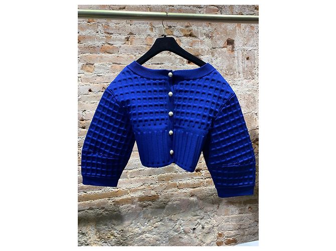 Top Chanel Azul de Viscosa - vista 4