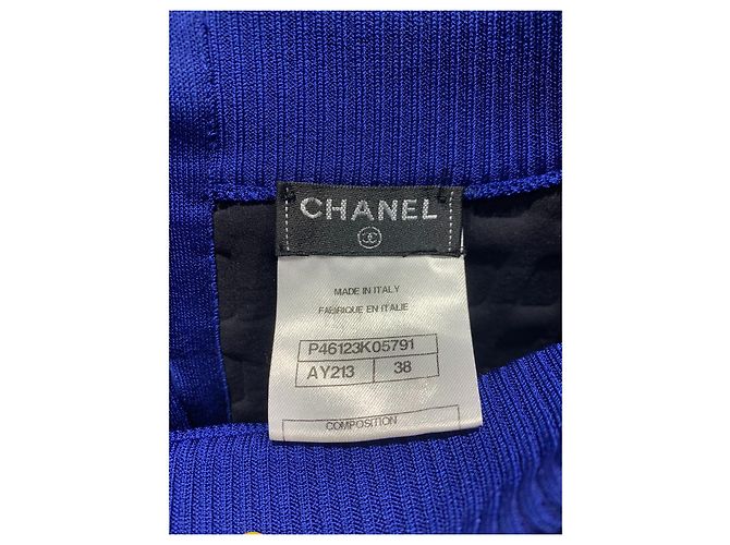 Top Chanel Azul de Viscosa - vista 5