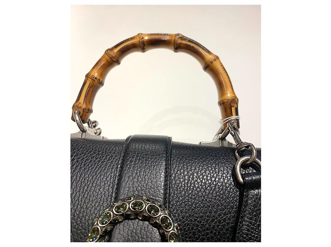 Dionysus Borsa Gucci in pelle nera Nero - vista 4
