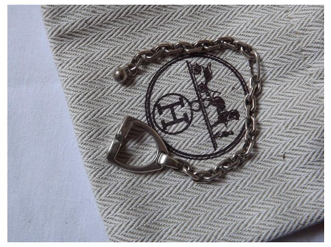 Hermès estribo Hardware de plata - vista 4