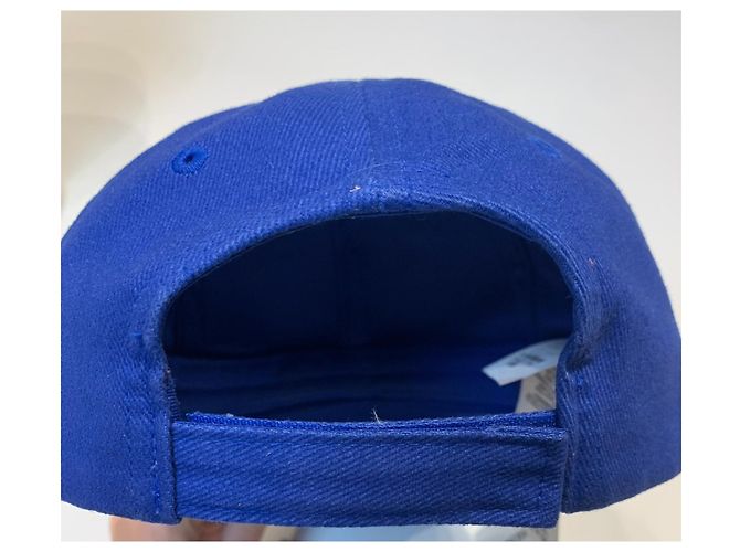 Cappello Balenciaga in cotone blu - vista 5