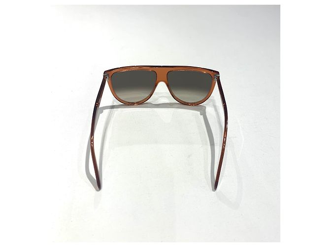 Gafas de sol Céline Big Marrones de Plástico Castaño - vista 5