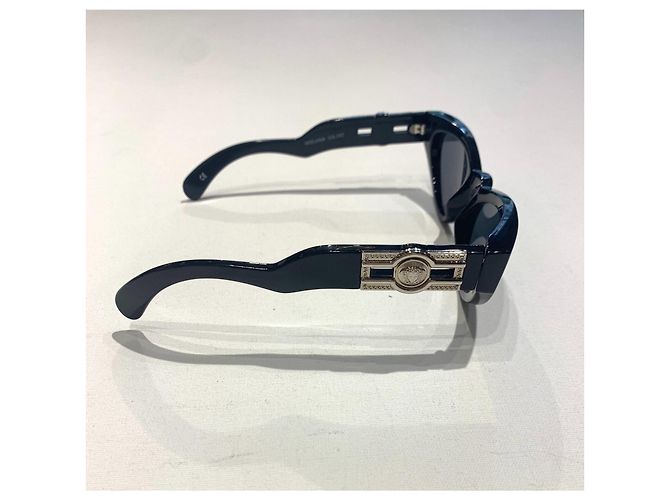 Gafas de sol Versace negras de plástico Negro - vista 3
