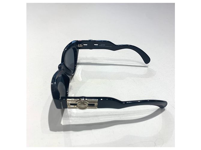 Gafas de sol Versace negras de plástico Negro - vista 4