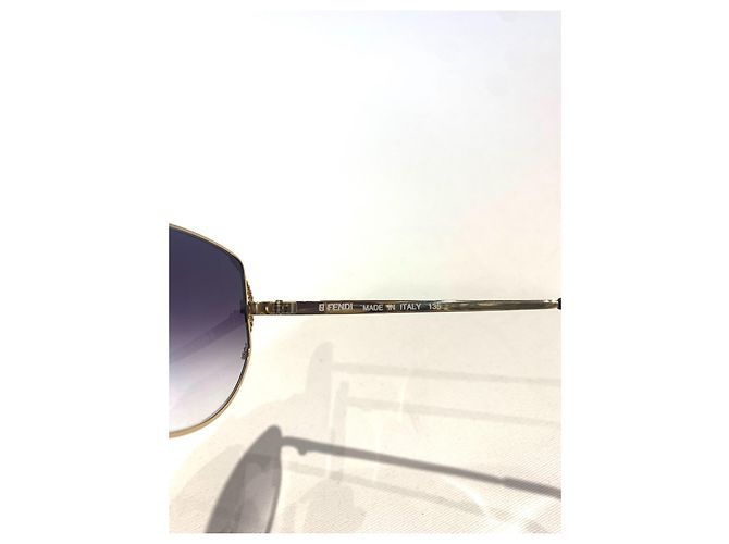 Fendi Sonnenbrille Lila Metall - Ansicht 5