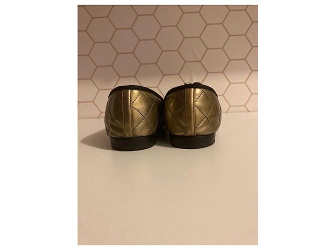 Ballerine Chanel Nero D'oro - vista 5