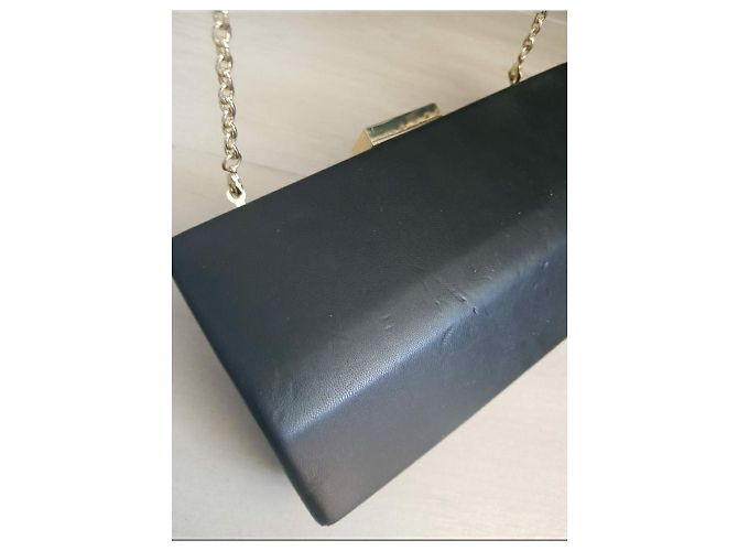 Love Moschino Moschino love borsa tracolla metallo Nero Argento - vista 10