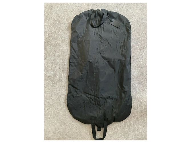 Gucci Borsa porta abiti in tela e tessuto nera Nero - vista 2