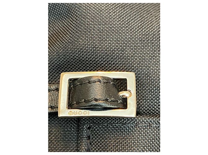 Gucci Borsa porta abiti in tela e tessuto nera Nero - vista 5