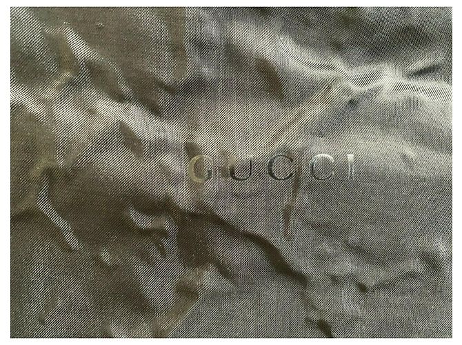 Gucci Borsa porta abiti in tela e tessuto nera Nero - vista 7