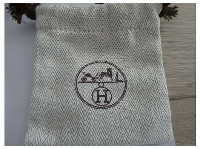 Lucchetto Hermès in acciaio dorato con dustbag Gold hardware - vista 8