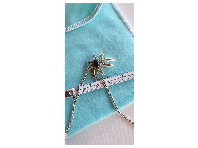 Collana con pendente Tiffany & Co Fireworks in argento e onice Nero - vista 4