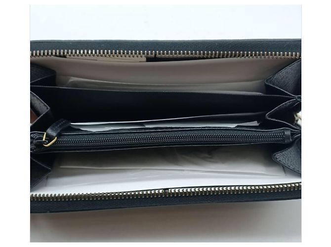 Gucci Zip Around Geldbörse Schwarz Leder - Ansicht 4