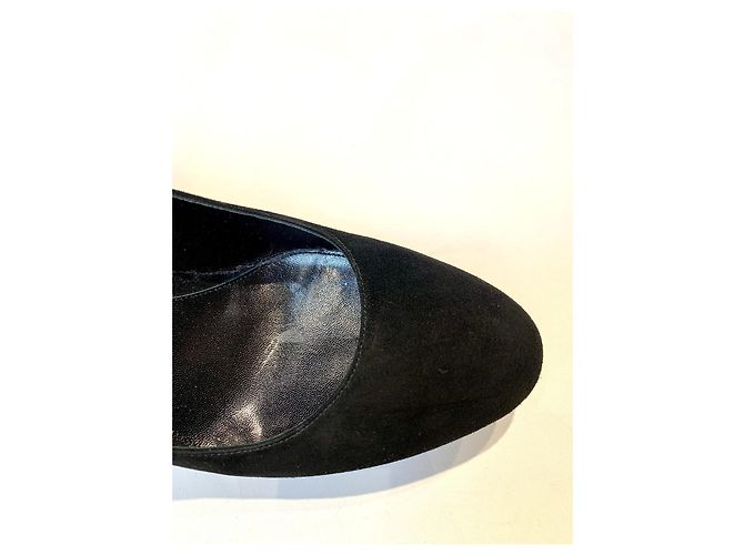 Alexander McQueen Décolleté in scamosciato nero 38 - vista 3