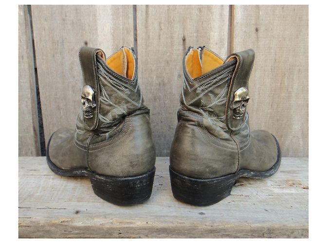 Botas de piel Mexicana grises 37 - vista 5