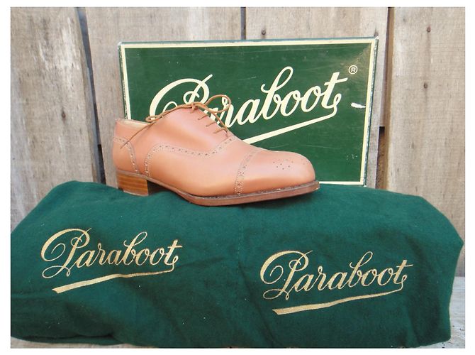 richelieu Paraboot vintage p 37,5 Nuova Condizione Marrone chiaro - vista 2