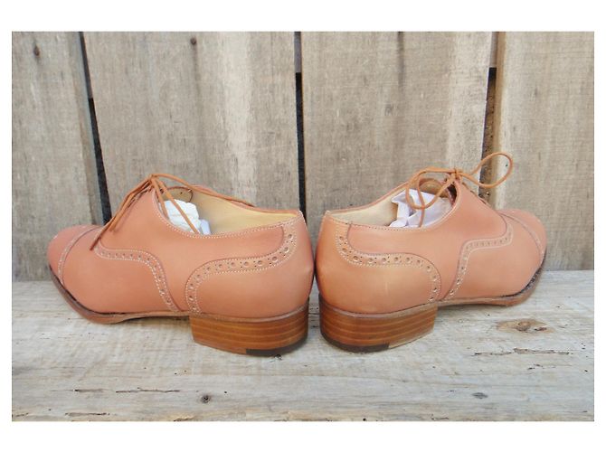 richelieu Paraboot vintage p 37,5 Nuova Condizione Marrone chiaro - vista 3