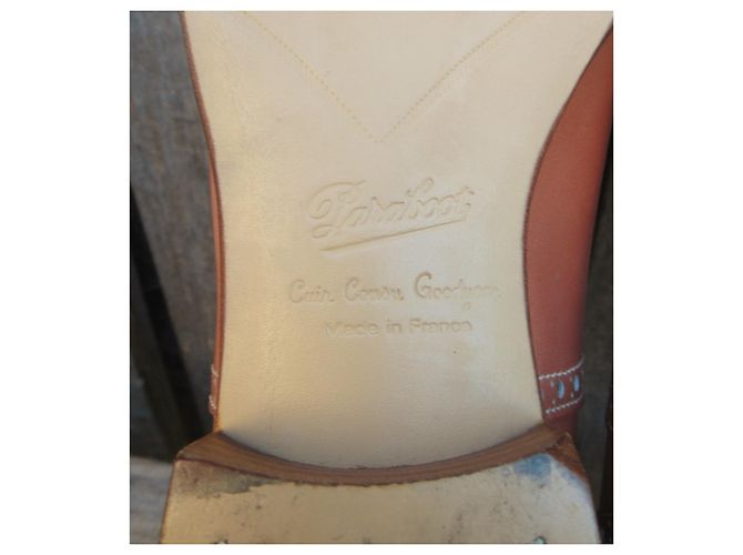 richelieu Paraboot vintage p 37,5 Nuova Condizione Marrone chiaro - vista 5