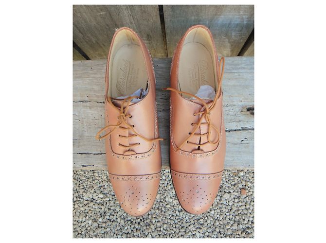 richelieu Paraboot vintage p 37,5 Nuova Condizione Marrone chiaro - vista 6