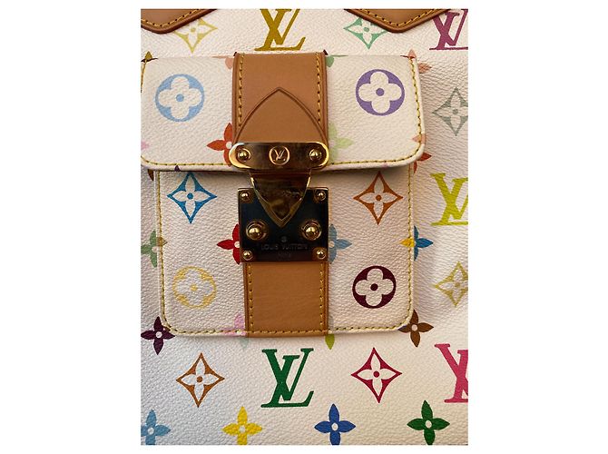 Bolsa de mão Louis Vuitton Alma MM Multicor em Tecido - vista 13