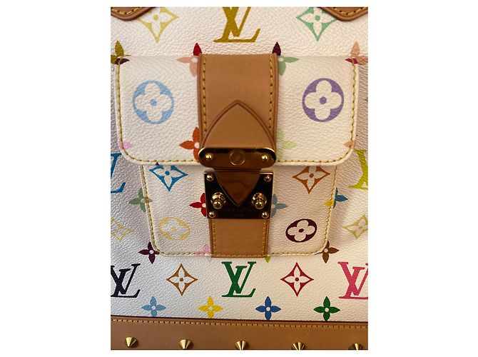 Bolsa de mão Louis Vuitton Alma MM Multicor em Tecido - vista 18