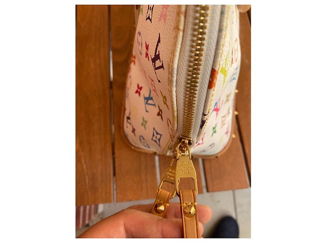 Bolsa de mão Louis Vuitton Alma MM Multicor em Tecido - vista 8