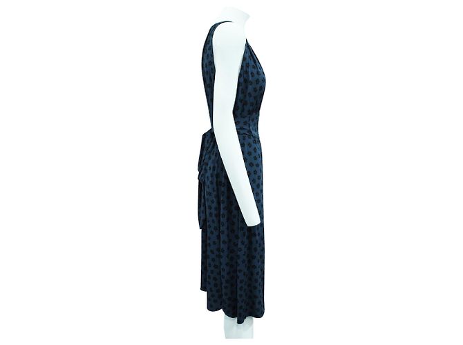 Marc by Marc Jacobs Vestido midi estampado floral azul marinho - vista 4