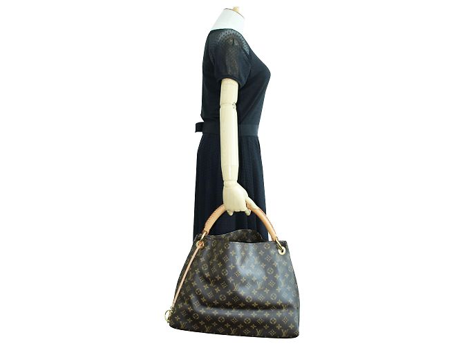 Louis Vuitton Monogramm Leinwand Artsy MM Tote Braun - Ansicht 9