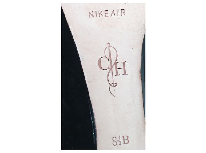 Cole Haan Nike Air Wedes in pelle nera Nero - vista 6