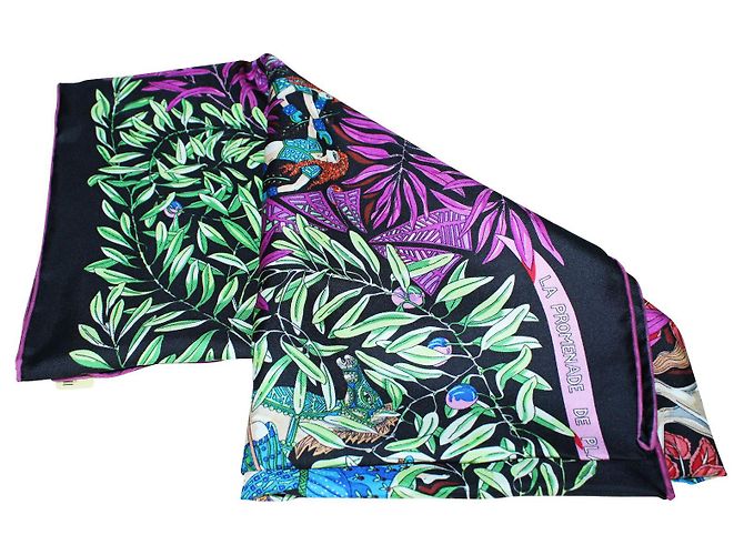 Hermès Sciarpa di seta La Promenade de Platon Multicolore - vista 3