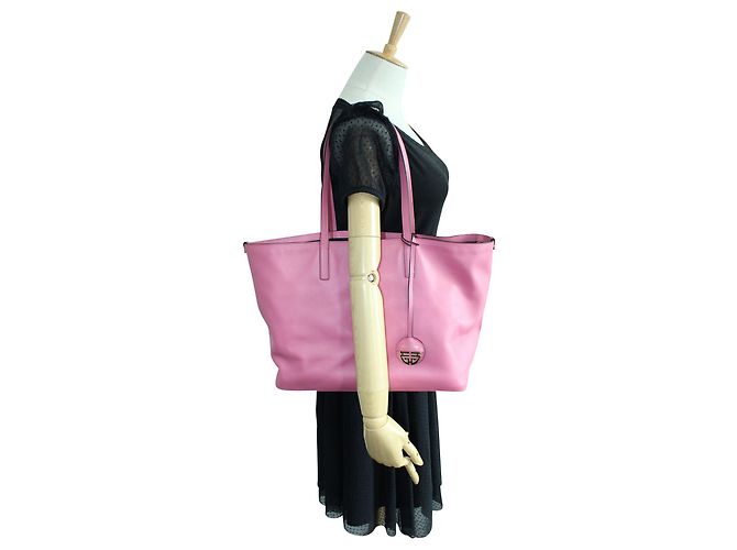 Shanghai Tang Hellrosa Ost-West-Tasche Pink - Ansicht 10