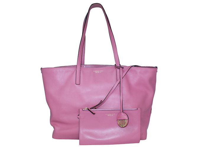 Shanghai Tang Hellrosa Ost-West-Tasche Pink - Ansicht 5