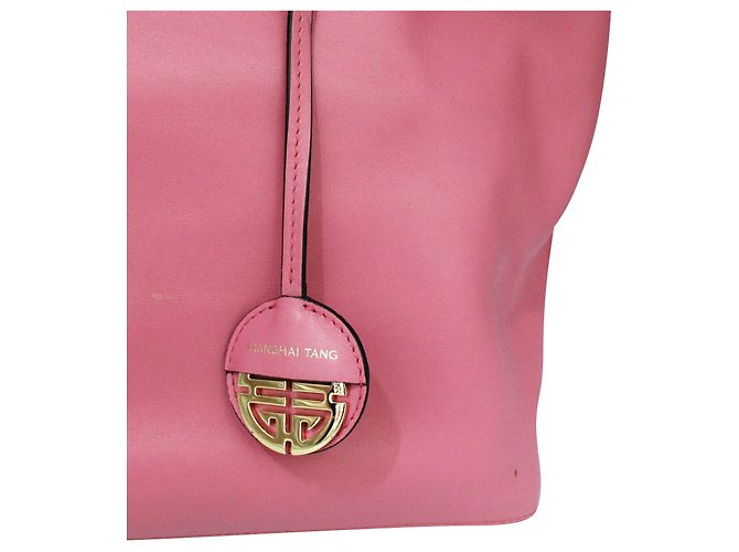 Shanghai Tang Hellrosa Ost-West-Tasche Pink - Ansicht 9