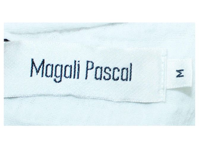 Magali Pascal Blusa Blanca con Bordado Blanco - vista 6