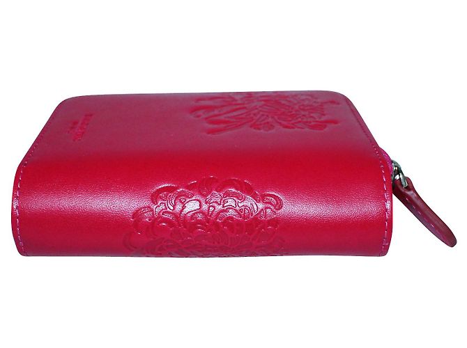 Shanghai Tang Cartera rosa con relieve - vista 3