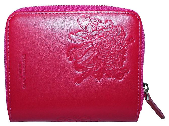 Shanghai Tang Cartera rosa con relieve - vista 6