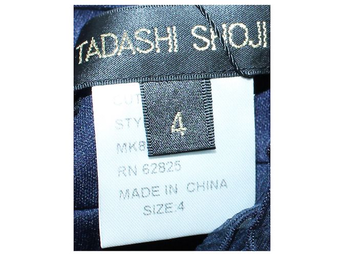Tadashi Shoji Abito a strati blu navy - vista 6