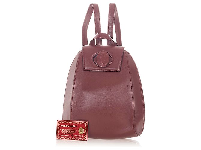 Cartier Red Must de Cartier Lederrucksack - Ansicht 10
