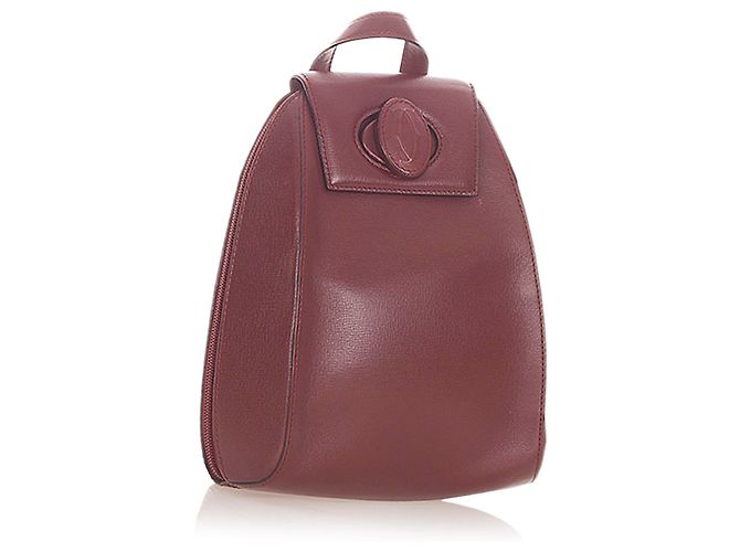 Cartier Red Must de Cartier Lederrucksack - Ansicht 2