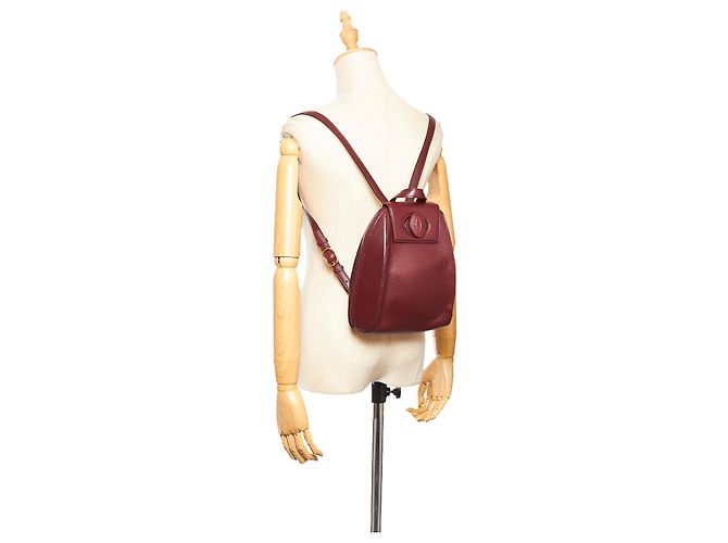 Cartier Red Must de Cartier Lederrucksack - Ansicht 9