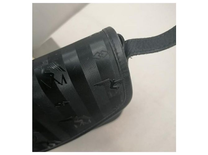 Autre Marque Mollerus borsa tracolla righe Nero - vista 12