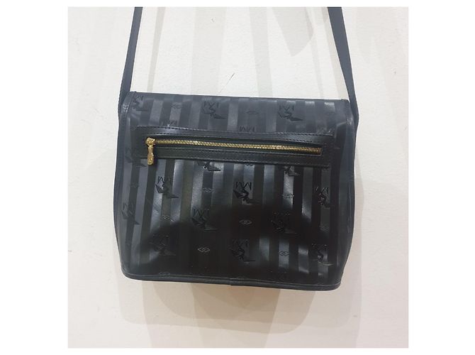 Autre Marque Mollerus borsa tracolla righe Nero - vista 3