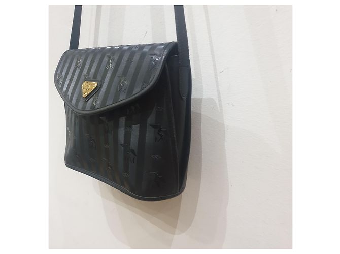 Autre Marque Mollerus borsa tracolla righe Nero - vista 5