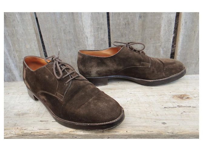 Hermès p derbies 38 Dunkelbraun - Ansicht 3